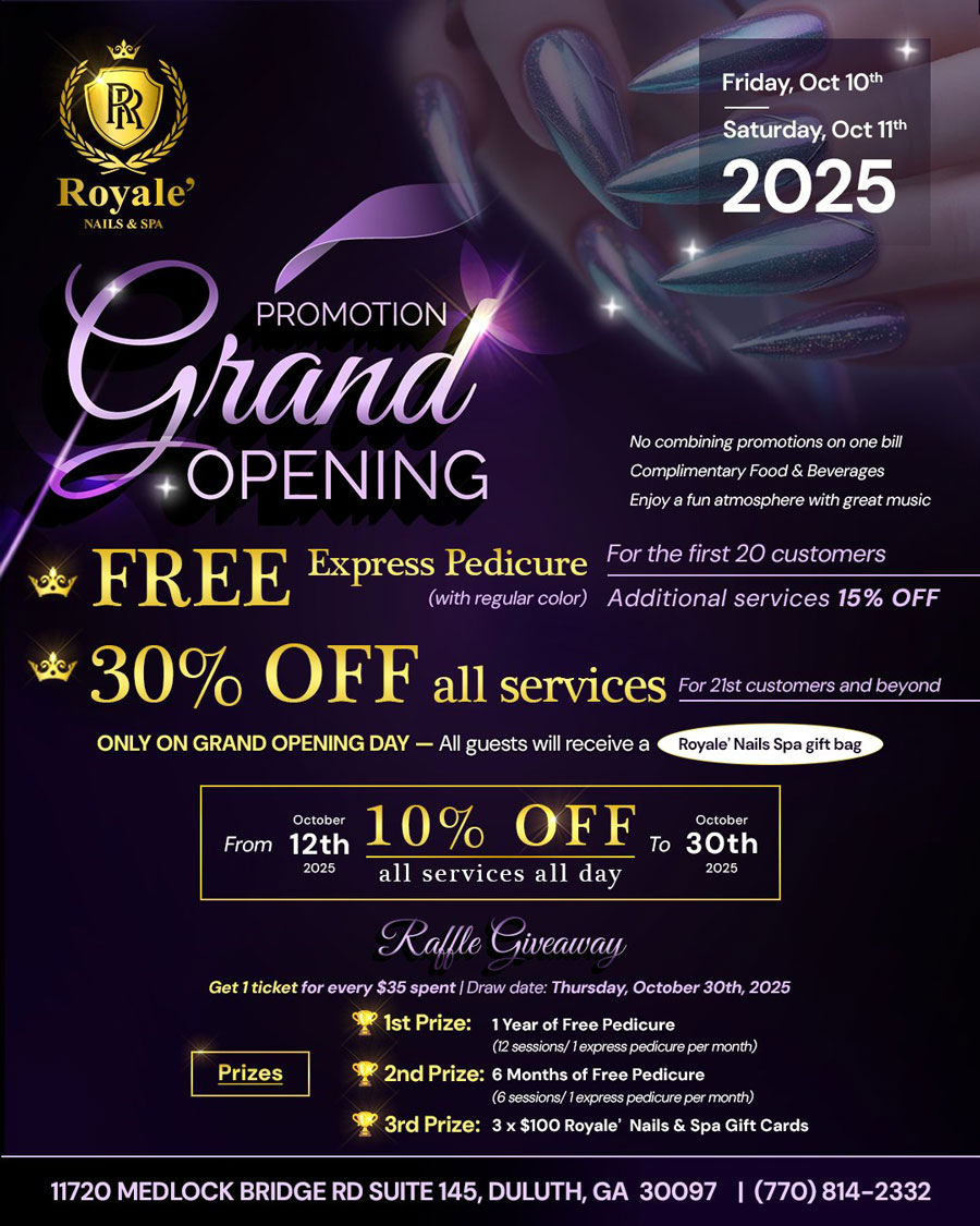 ROYALE' NAILS SPA - JOHNS CREEK